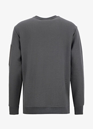 Jeep Bisiklet Yaka Düz Haki Erkek Sweatshırt J5WM-SWT7390