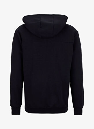 Jeep Kapüşon Yaka Düz Siyah Erkek Sweatmont J5WM-SWT7399