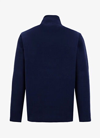 Discovery Expedition D5WM-SWT3300 Lacivert Fermuarlı Yaka Basic Düz Erkek Polar Sweatshırt