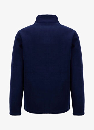 Discovery Expedition D5WM-SWT3301 Lacivert Dik Yaka Basic Düz Erkek Polar Sweatshırt