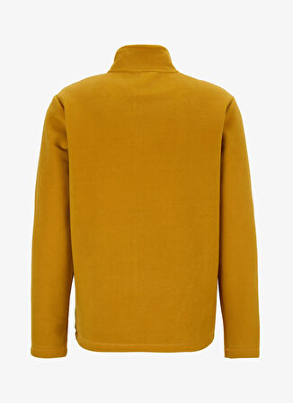 Discovery Expedition D5WM-SWT3301 Hardal Dik Yaka Basic Düz Erkek Polar Sweatshırt