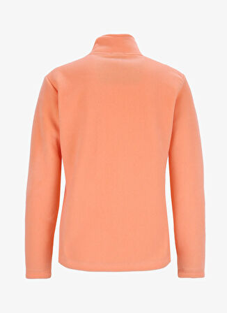 Discovery Expedition D5WL-SWT3302 Somon Fermuarlı Yaka Basic Düz Kadın Polar Sweatshırt