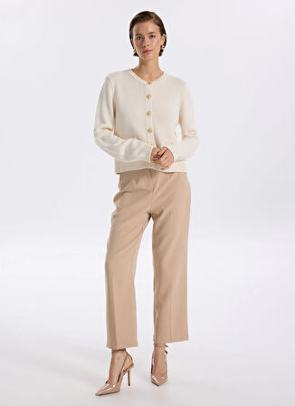 Fabrika Ekru Kadın Hırka F5WL-HRK0420