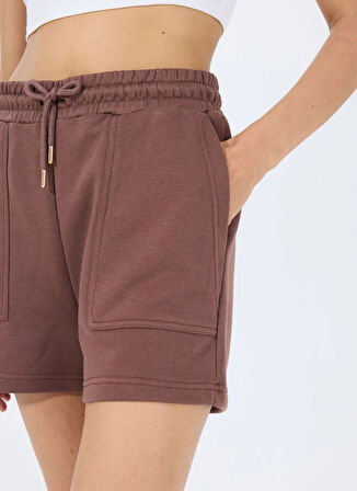 Kahverengi Kadın Relaxed Şort L5SL-SRT9044