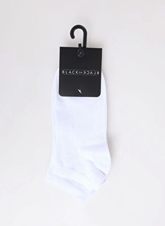 Black On Black Beyaz Kadın Patik Çorap K-PATİK