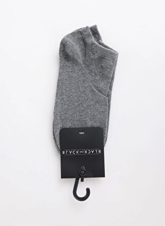 Black On Black Antrasit Kadın Patik Çorap K-PATİK