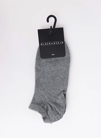 Black On Black Antrasit Erkek Patik Çorap EE-PATIK