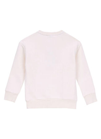 Discovery Expedition Baskılı Erkek Çocuk Krem Sweatshırt D5WB-SWT3045