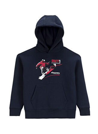Discovery Expedition Baskılı Erkek Çocuk Lacivert Sweatshırt D5WB-SWT3053