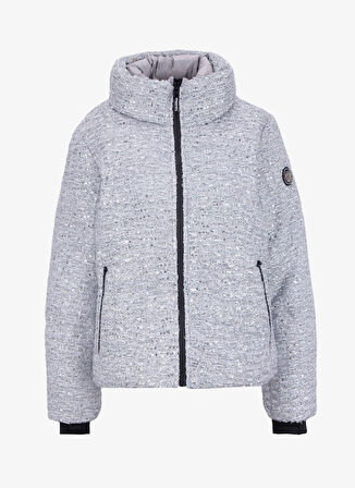 Discovery Expedition D5WL-MNT3677 Gümüş Düz Kadın Mont