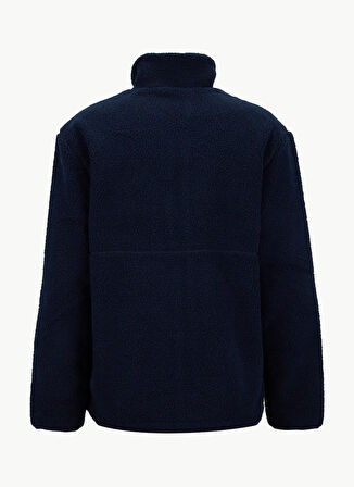 Discovery Expedition D5WM-MNT3720 Lacivert Dik Yaka Relaxed Düz Erkek Sweatmont