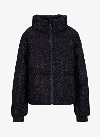 Discovery Expedition D5WL-MNT3677 Siyah Düz Kadın Mont