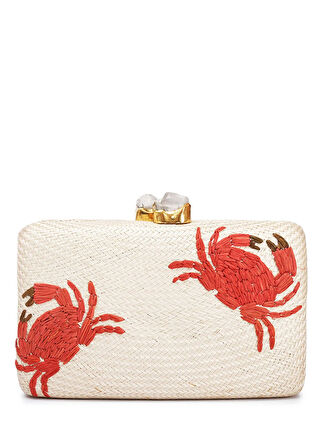 Bago Beyaz Kadın Portföy Çanta KAPRE CRAB