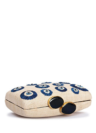 Bago Beyaz Kadın Portföy Çanta KAPRE EVIL EYE