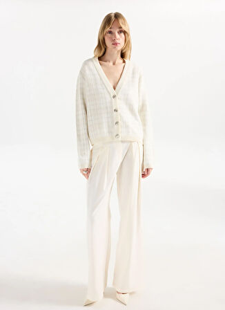 Fabrika Ekru Kadın Hırka F5WL-HRK0026