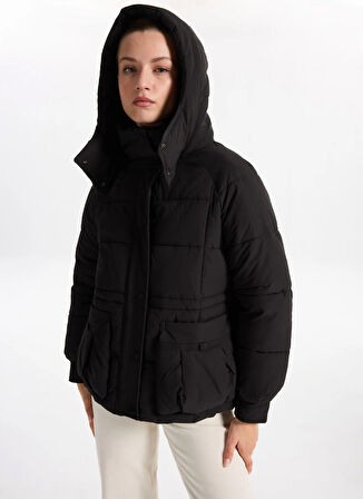 Fabrika Siyah Kadın Mont F5WL-MNT0284