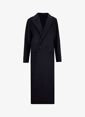 Fabrika Siyah Kadın Manto F5WL-MN0140