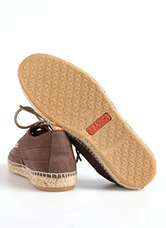 Abarca Deri Taupe Erkek Espadril BLUCHER INGLES