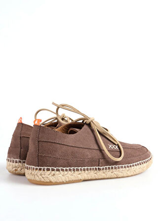 Abarca Deri Taupe Erkek Espadril BLUCHER INGLES