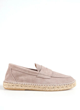 Abarca Deri Bej Erkek Espadril MOCASIN