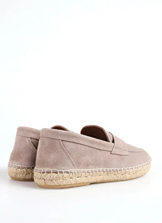 Abarca Deri Bej Erkek Espadril MOCASIN