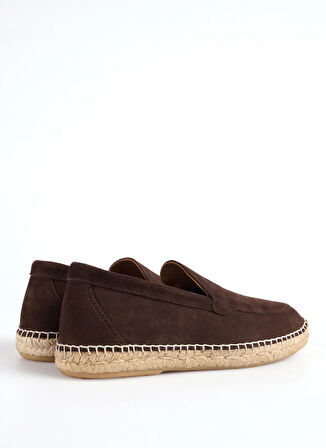Abarca Deri Kahve Erkek Espadril MOCASIN LISO