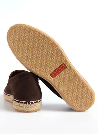 Abarca Deri Kahve Erkek Espadril MOCASIN LISO