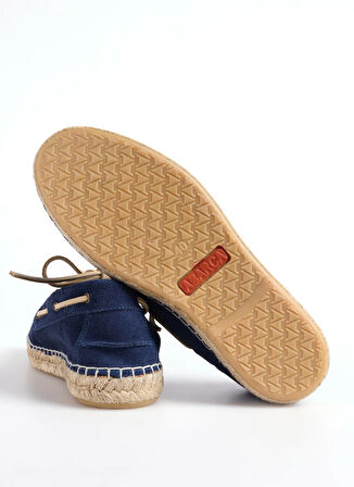 Abarca Deri Lacivert Erkek Espadril NAUTICO