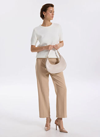 Fabrika Normal Bel Regular Fit Bej Kadın Pantolon F5WL-PNT0397