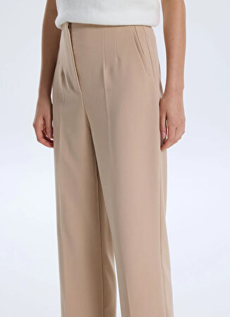Fabrika Normal Bel Regular Fit Bej Kadın Pantolon F5WL-PNT0397