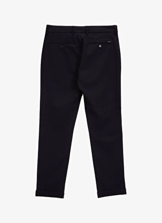 Fabrika Bağlamalı Bel Duble Paça Jogger Siyah Erkek Pantolon F5WM-PNT 2531