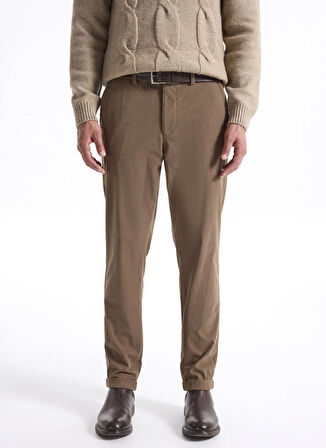 Fabrika Bağlamalı Bel Duble Paça Jogger Açık Haki Erkek Pantolon F5WM-PNT 2537