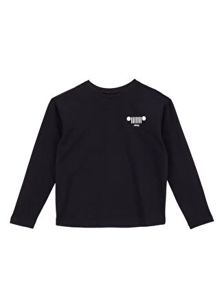 Jeep Düz Siyah Erkek Çocuk T-Shirt J5WB-TST7746