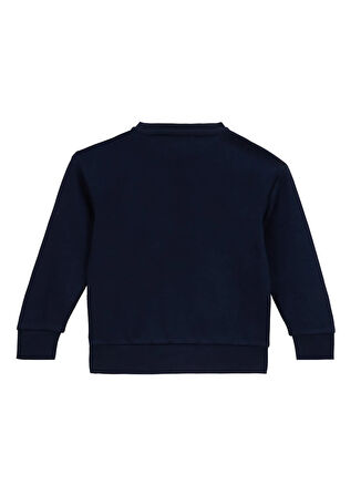 Jeep Baskılı Erkek Çocuk Lacivert Sweatshırt J5WB-SWT7715