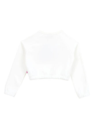 Barbie Baskılı Kız Çocuk Ekru Sweatshırt BRB5WG-SWT6084