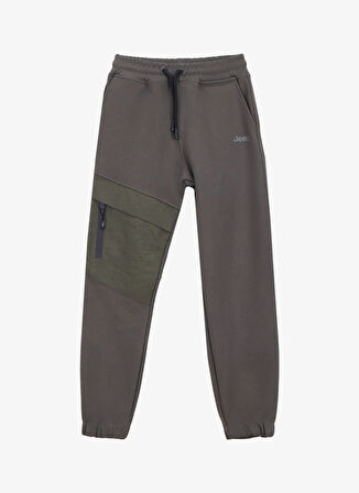 Jeep Lastikli Paça Haki Erkek Çocuk Eşofman Altı J5WB-EA7783