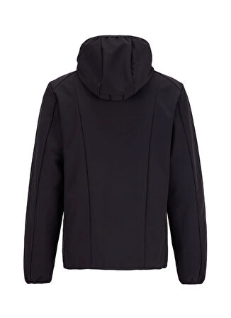 Discovery Expedition D5WM-MNT3722 Siyah Kapüşon Yaka Relaxed Düz Erkek Sweatmont