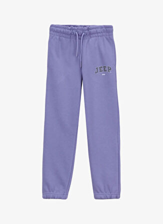 Jeep Lastikli Paça Lila Kız Çocuk Eşofman Altı J5WG-EA7587