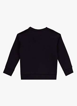 Barbie Düz Kız Çocuk Siyah Sweatshırt BRB5WG-SWT6617