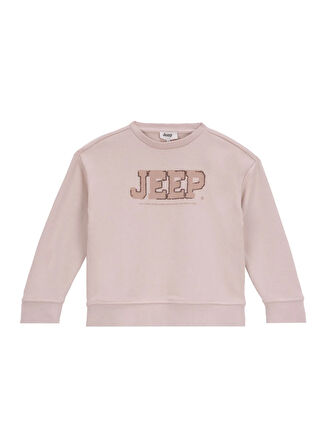 Jeep Baskılı Erkek Çocuk Bej Sweatshırt J5WB-SWT7713