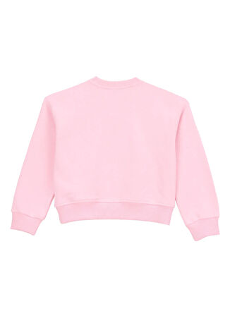 Jeep Baskılı Kız Çocuk Pembe Sweatshırt J5WG-SWT7553