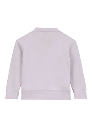 Barbie Baskılı Kız Çocuk Gri Sweatshırt BRB5WG-SWT6042