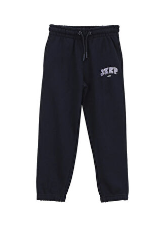 Jeep Lastikli Paça Siyah Kız Çocuk Eşofman Altı J5WG-EA7587