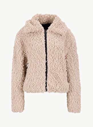 Discovery Expedition D5WL-MNT3722 Bej Düz Kadın Mont