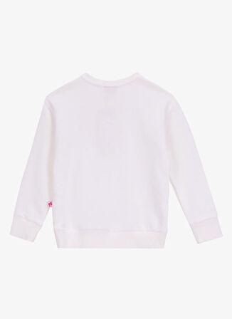 Barbie Baskılı Kız Çocuk Ekru Sweatshırt BRB5WG-SWT6639