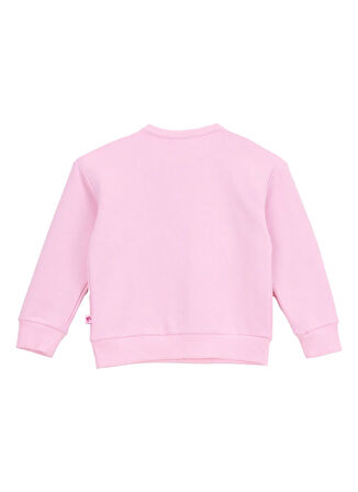 Barbie Baskılı Kız Çocuk Pembe Sweatshırt BRB5WG-SWT6605