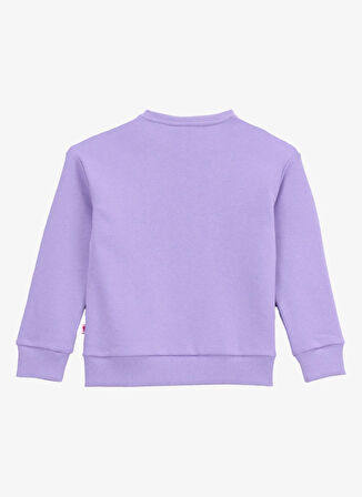 Barbie Baskılı Kız Çocuk Lila Sweatshırt BRB5WG-SWT6621