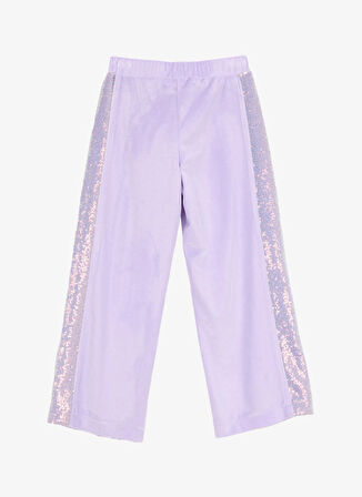 Barbie Lastikli Bel Normal Paça Lila Kız Çocuk Pantolon BRB5WG-PNT6206