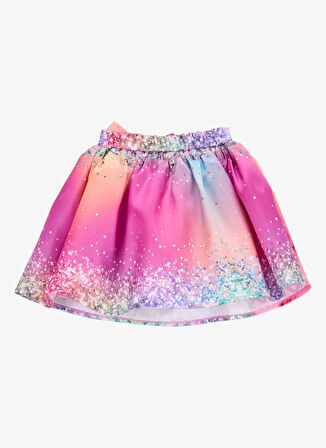 Barbie Normal Bel Normal Çok Renkli Baskılı Kısa Kız Çocuk Etek BRB5WG-ETK6101