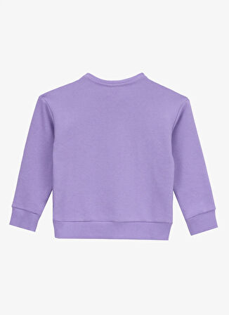 Barbie Baskılı Kız Çocuk Lila Sweatshırt BRB5WG-SWT6036